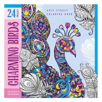 Розмальовка-антистрес 12арк. Charming birdsl. Фреш 0699-19180