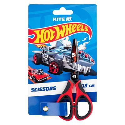 Ножиці дитячі Hotwheels 130мм. з гумовими вставками. Kite 25-148
