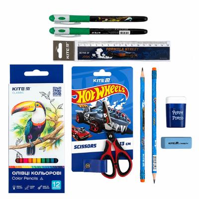 Набір Наповнення пеналу серія  Hot wheels 8 одиниць 84748