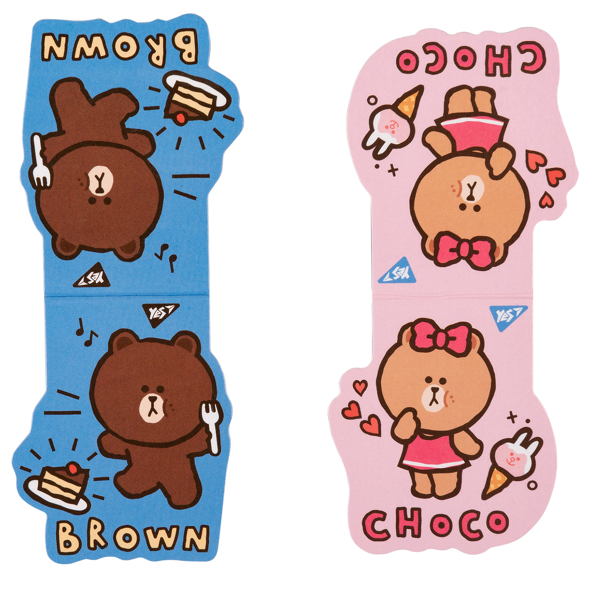 Закладки магнітні 2шт. Line friends. Yesі 708106
