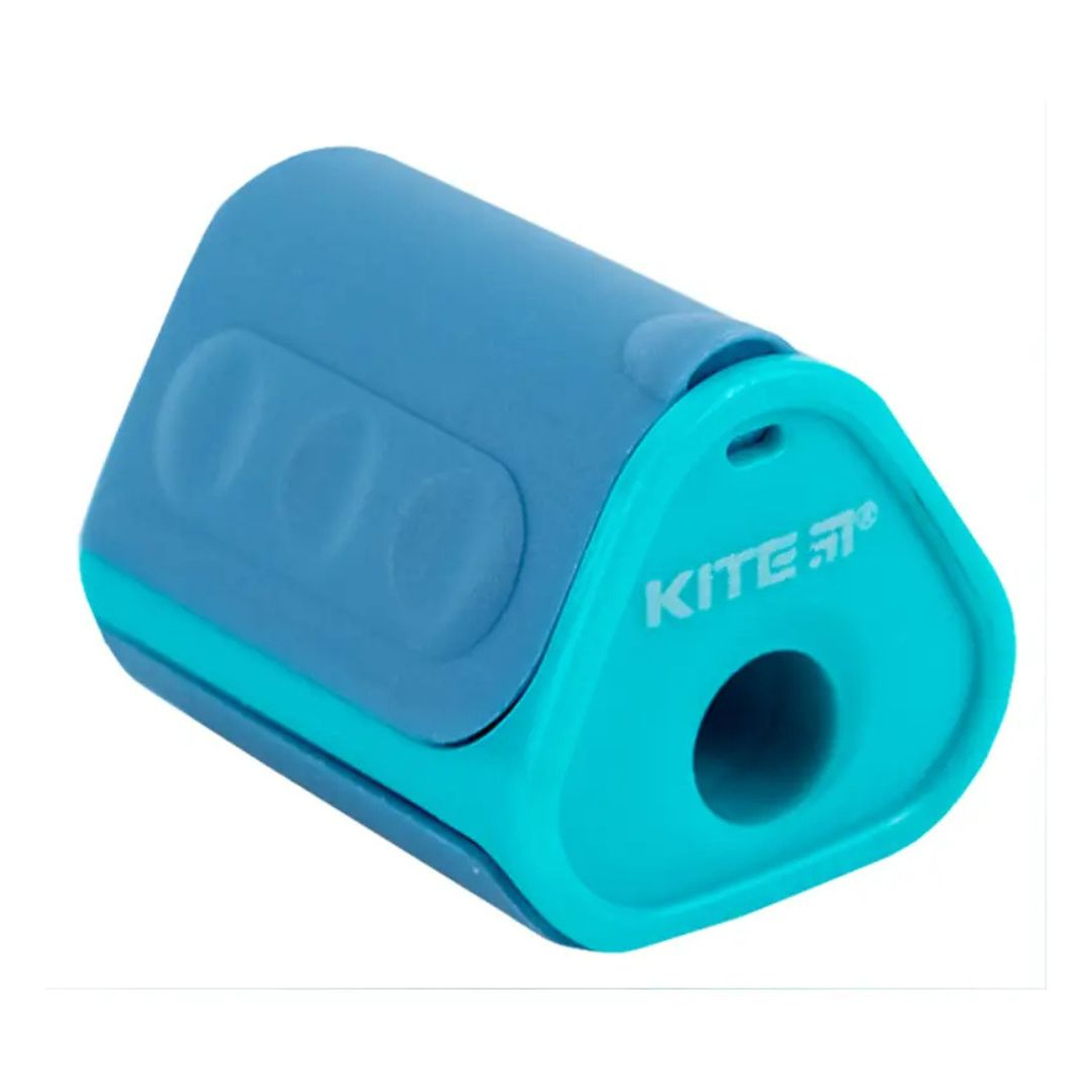 Точилка пластикова з контейнером прорезинена Sharpener Twist Kite 24-120