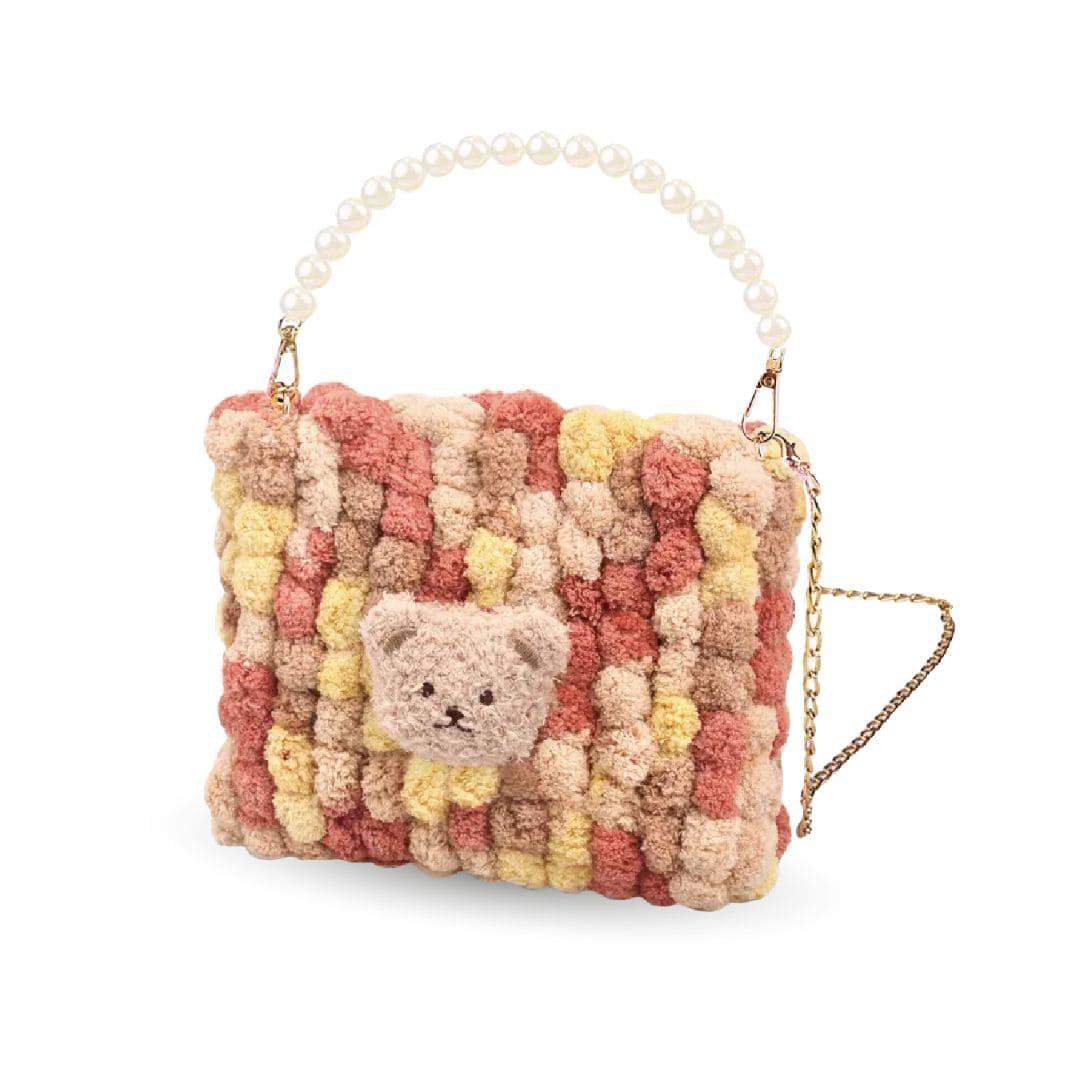 Набір для створення сумочки своїми руками. Pom Pom bag №4. Brushme 8498