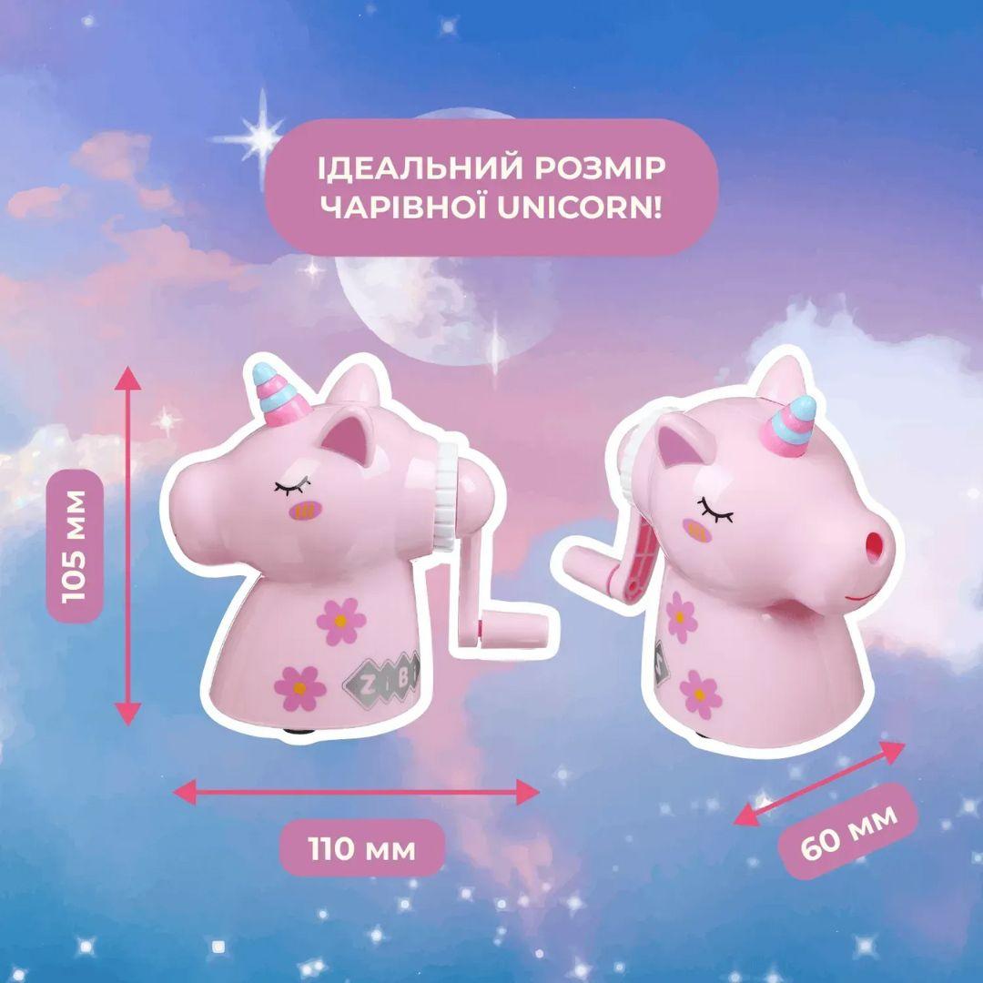 Точилка механічна рожева Unicorn. ZIBI 5517