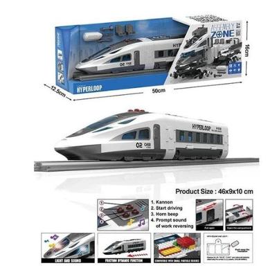 Потяг-конструктор з підсвічуванням та звуками. Hyperloop. МТ 9096