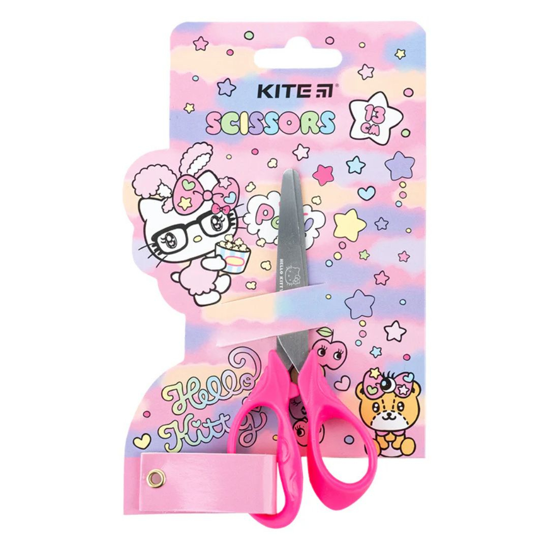 Ножиці дитячі 130мм. з пластиковими ручками Hello Kitty. KITE 24-122-1