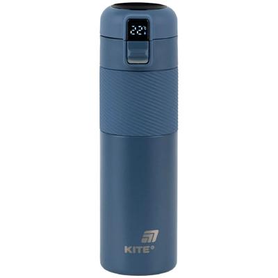 Термос з термодатчиком 450 мл. Blue. Kite 25-1227-2