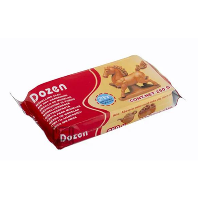 Паста для ліплення 250гр терракотова DOZEN 250