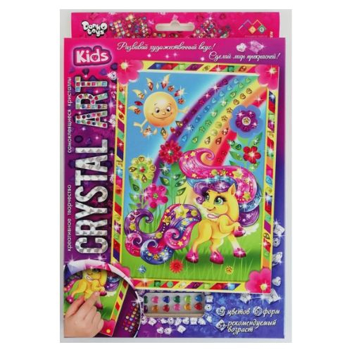 Алмазная живопись CRYSTAL ART KIDS. А4. Данко Тойс. 01-07