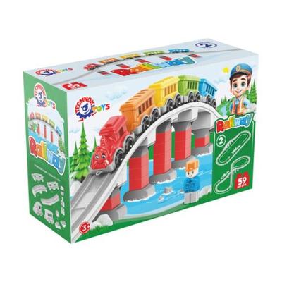 Конструктор 59шт. Railway. TechnokToys 1300