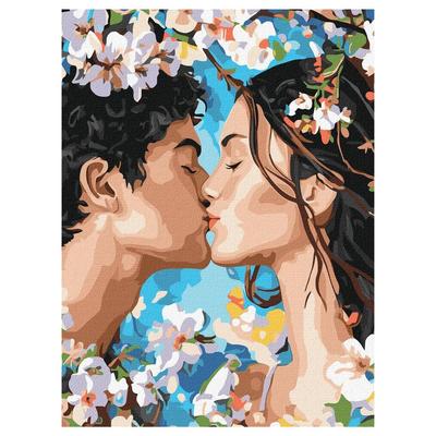 Картина по номерах. Поцілунок весни 30*40см. Ідейка 8624