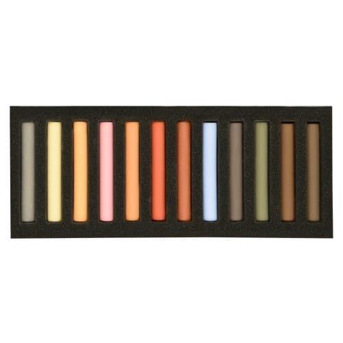 Пастель суха художня 12 кол. Skin tones. Santi 353697