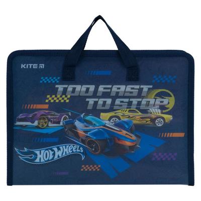 Папка-портфель на блискавці на 1 відділення А4. HW. Kite. 24-202