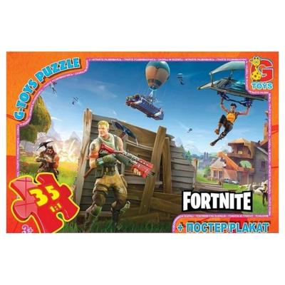 Пазл на 35 елем. + постер. Фортнайт. G-Toys 532