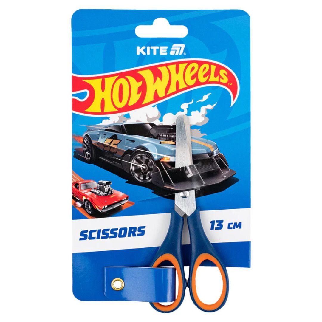 Ножиці дитячі Hot Wheels 130мм. з прогумованими ручками. Kite 25-123