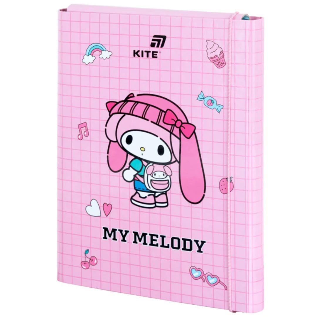 Папка для праці А4 на гумках. My Melody. Kite 26-213