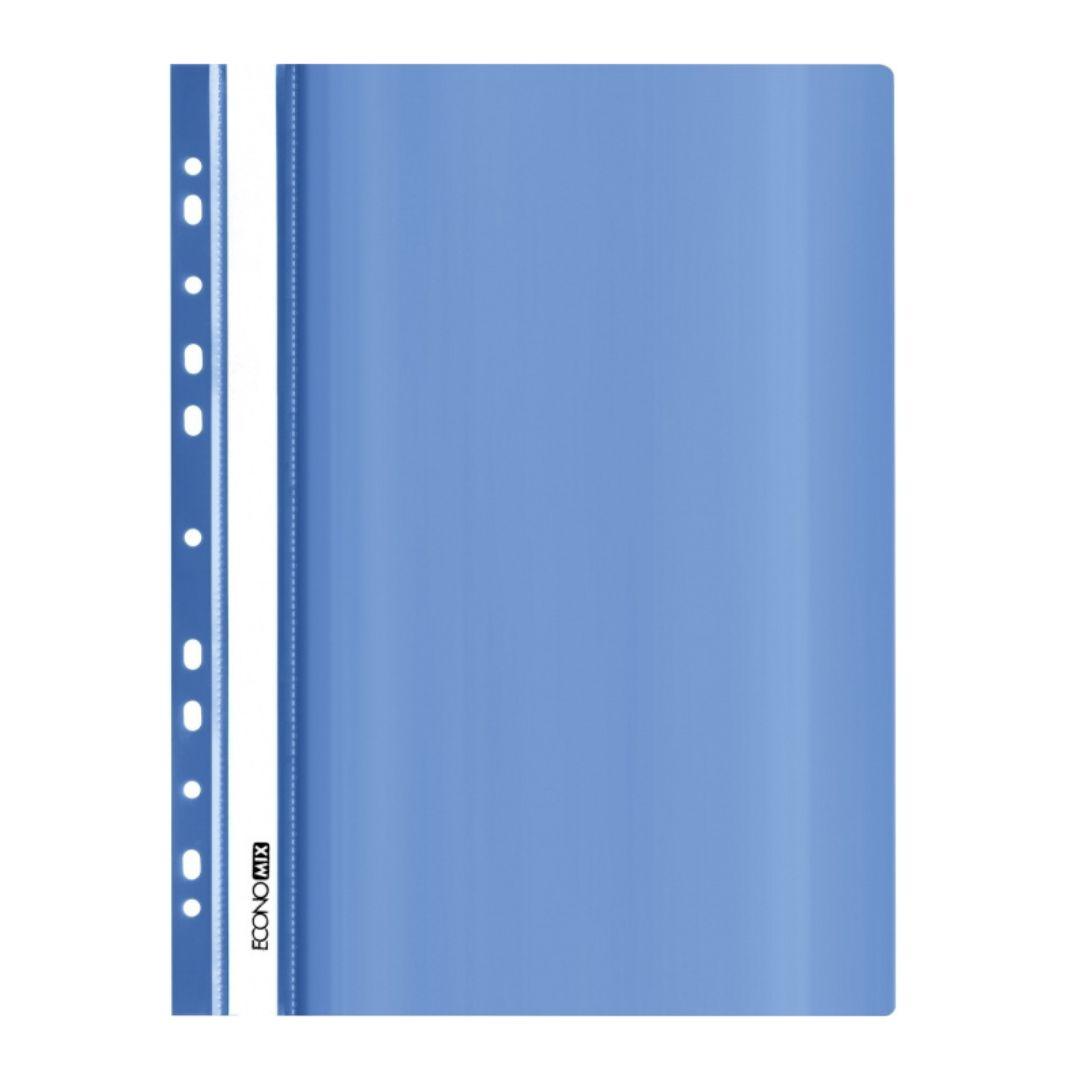 Швидкозшивач А5 пластиковий, європерфорація, глянець. Economix 31510-18 31506-02