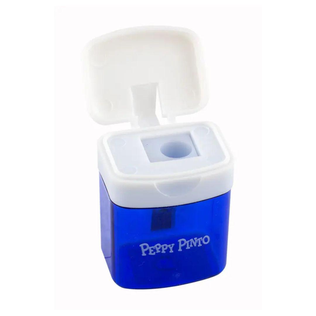 Точилка подвійна з контейнером пямокутна Peppy Pinto/ 92762