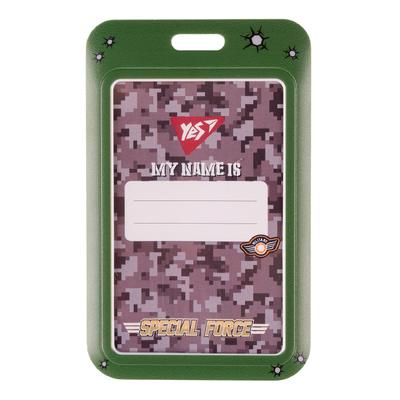 Бейдж без стрічки вертикальний Military. Yes 940318