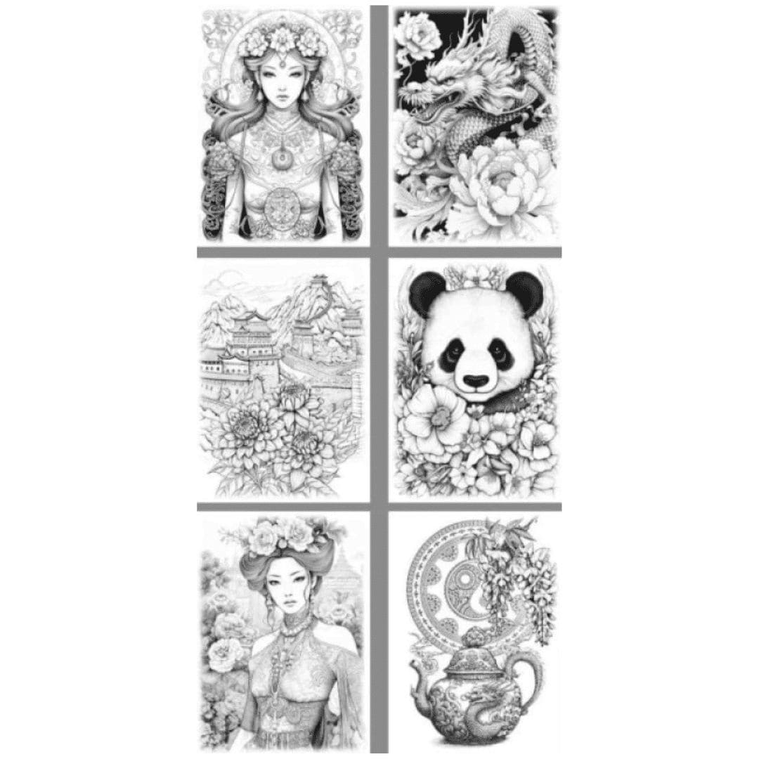 Розмальовка China 8 арк. Фреш 24139