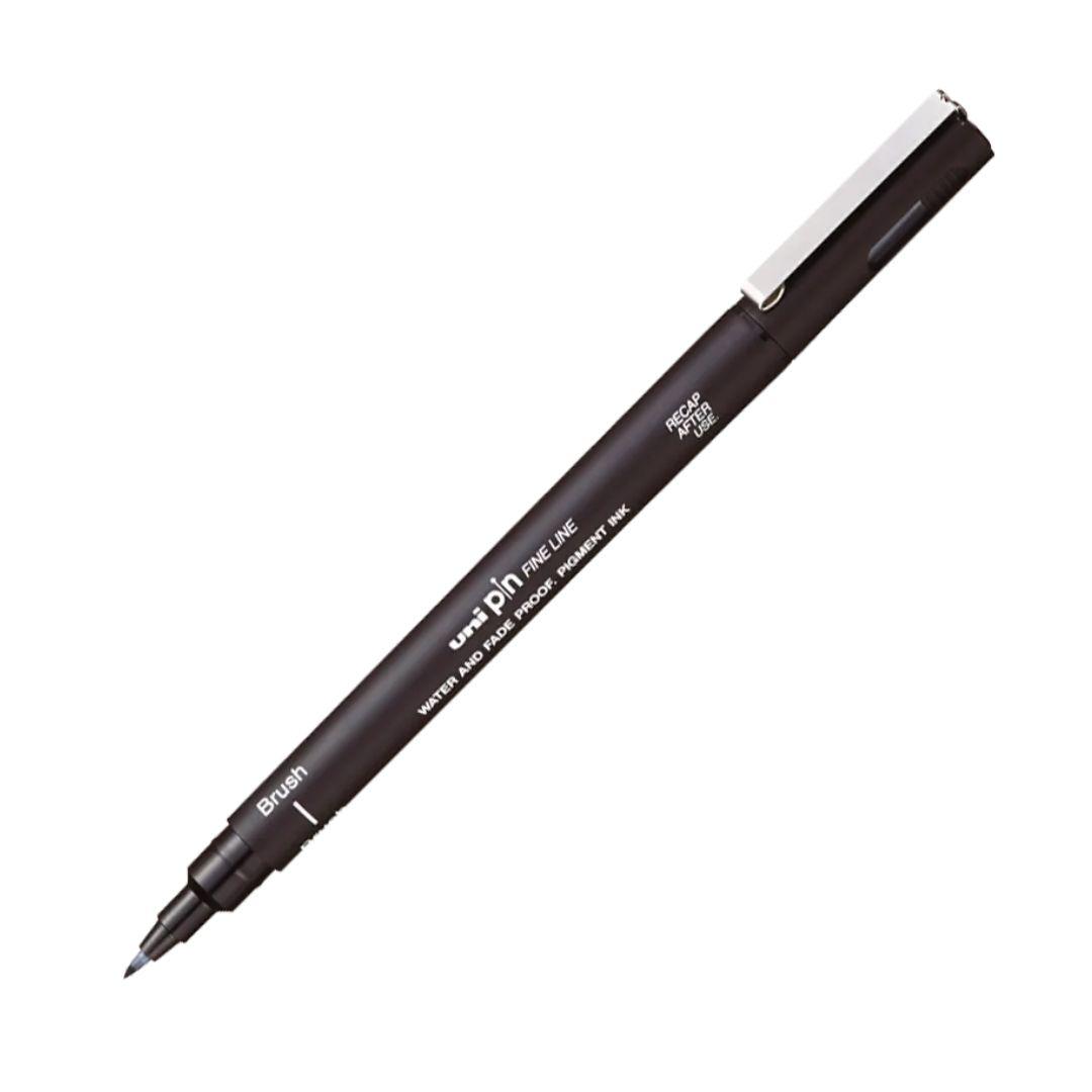 Лінер браш. Uni PIN Brush. FINE LINE. чорний 200