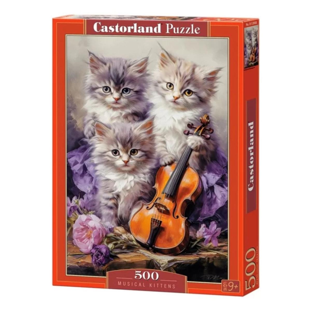Пазли 500 ел. Музичні кошенята. Castorland 53988