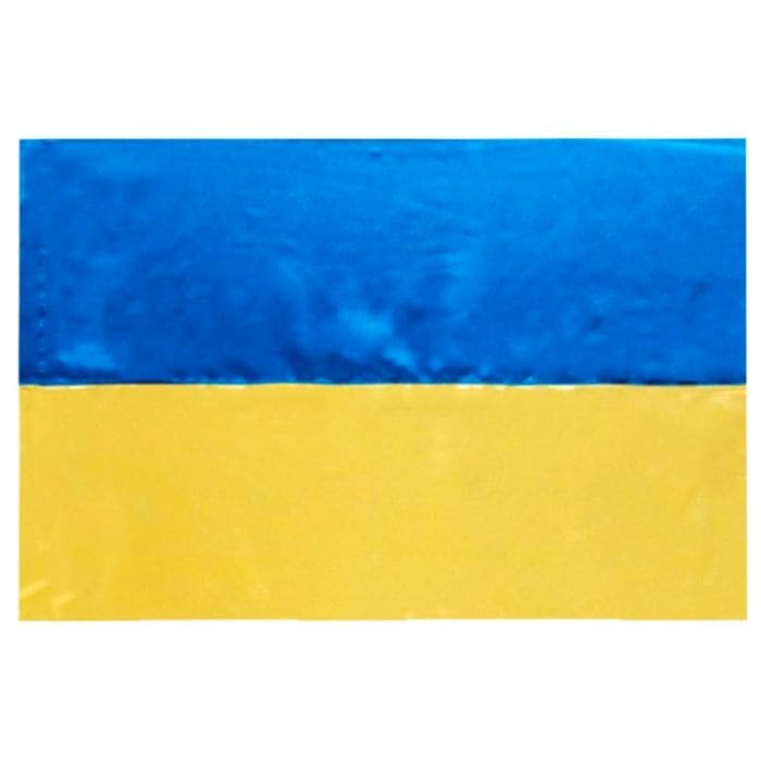 Прапор України 140*90см. атлас. Скріпка 782012