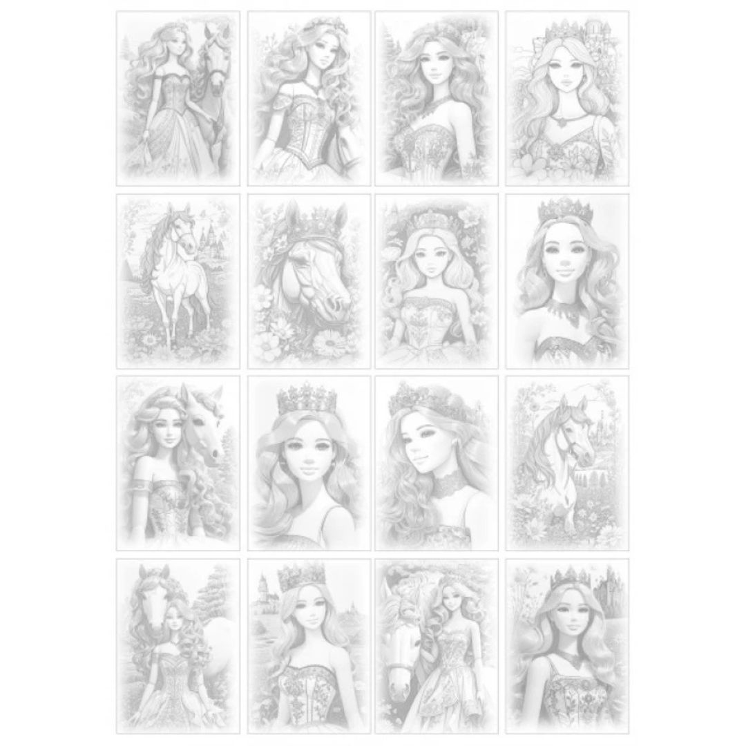 Розмальовка Girl Princess world 8 арк. Фреш 23314