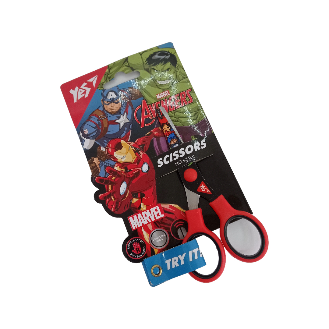 Ножиці дитячі з принтом на лезі Marvel Avengers 