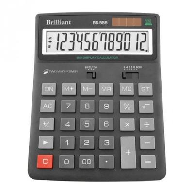 Калькулятор Brilliant BS-555 (12разр. 2 пит.) 0426
