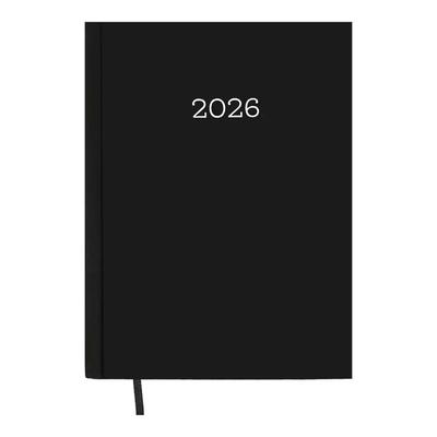 Блокнот діловий А5 датований MONOCHROME 2026. чорний. ВUROMAX 2160-01