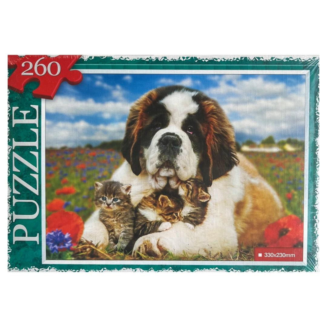 Пазли 260 дет. Улюблені герої мультфільмів. Маша.Мульті Тойс. 260
