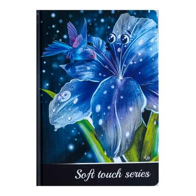 Скетчбук А5 48 аркушів. Soft touch series flower. Profiplan 903573