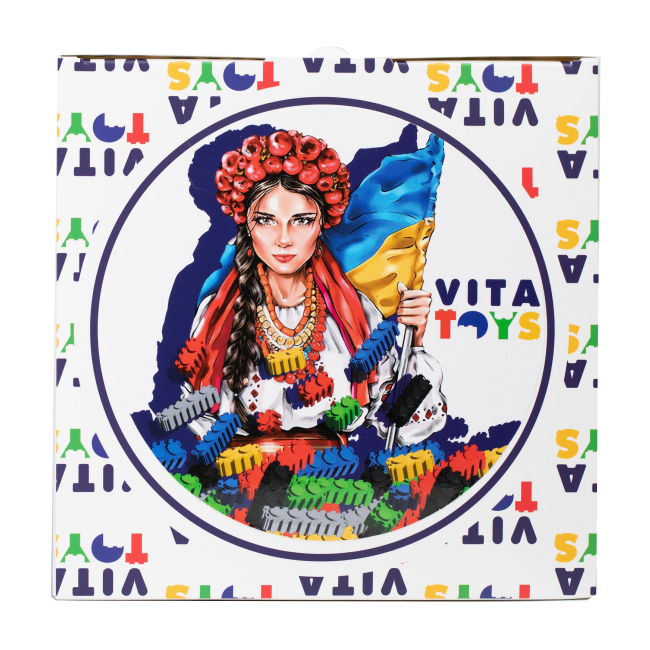 Піксельний конструктор. Захисниця 410 дет. VitaToys 0048