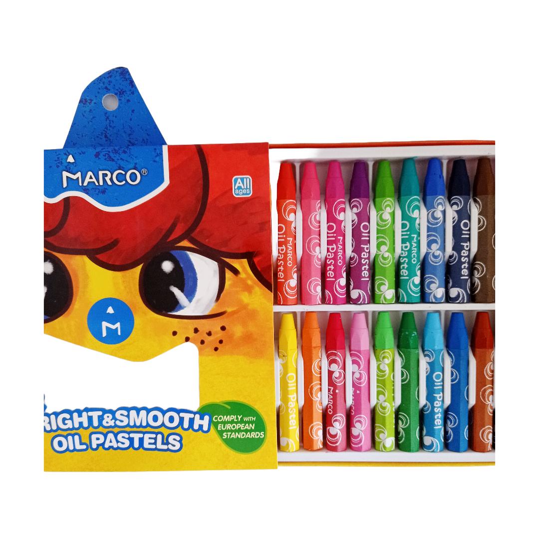 Пастель масляна MARСO, 24 кольори