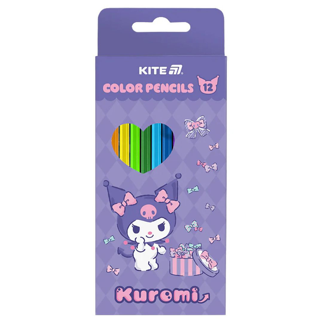 Олівці кольорові 12кол. Kuromi. Kite 25-051-2
