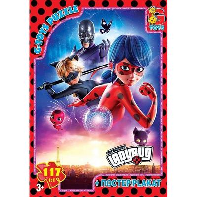 Пазл на 117 елем. + постер Леді Баг. G-Toys 1023