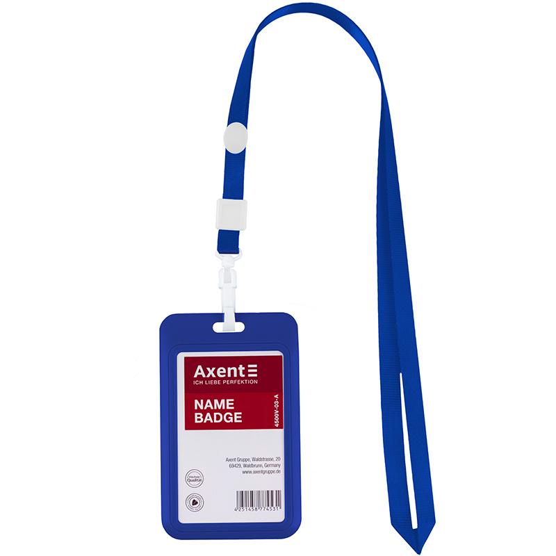 Шнур для бейджа із карабіном. AXENT 4531