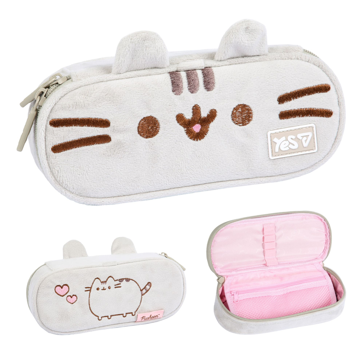 Пенал-скринька тканевий на 1 відділення. Pusheen. Yes 533757