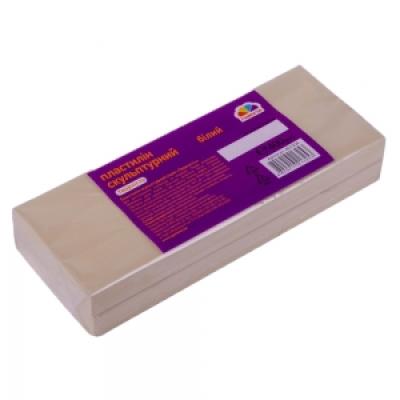 Пластилін скульптурний 400гр. білий Гамма. 401304