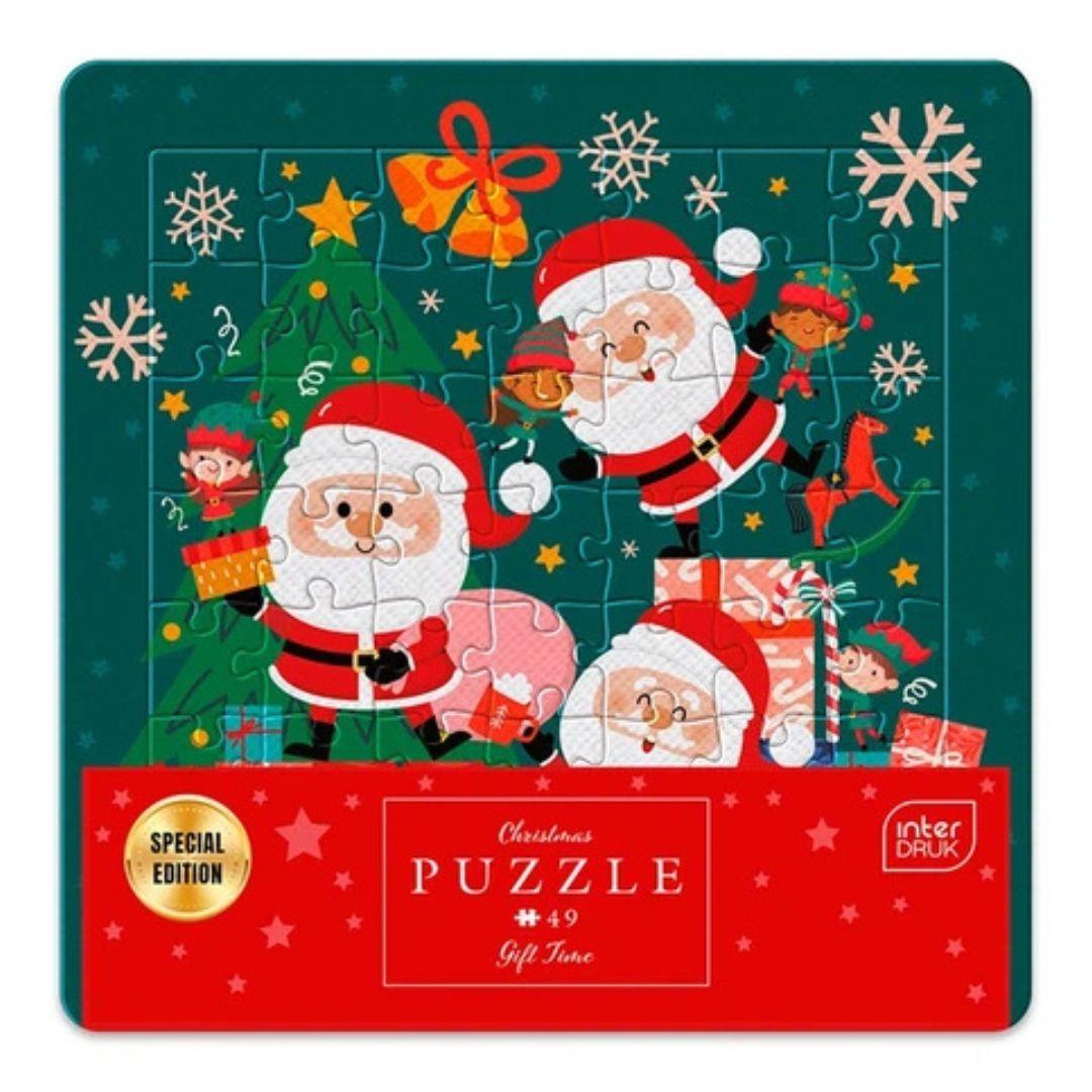 Пазл на 49 елем. Christmas gift time. Inter Druk 6343