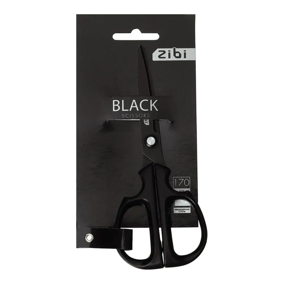 Ножиці 170мм. Black Edition. Zibi 5024