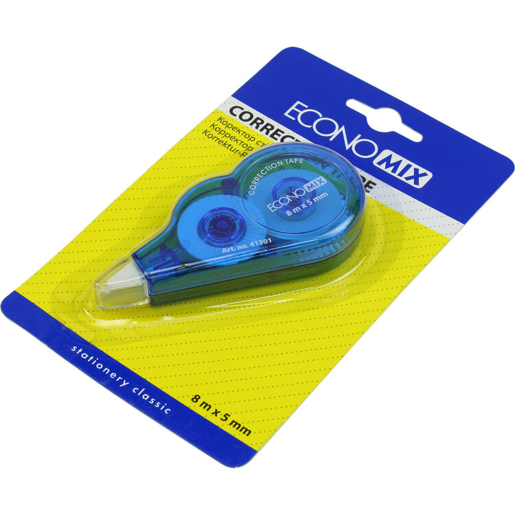 Коректор стрічковий, 5мм*8м, ECONOMIX. 41301