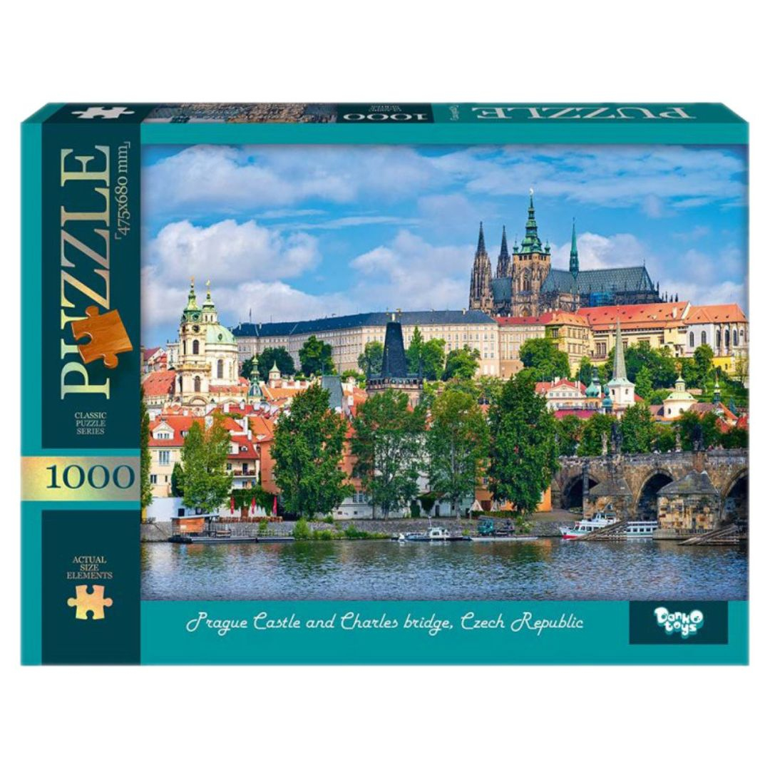 Пазл на 1000 елем. Prage Castle and Charles bridge Czech Republic. Данко Тойс 1000-13-10