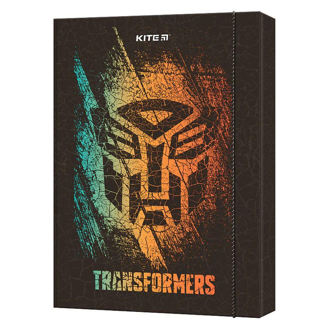 Папка для праці А4 на гумках. Transformers. Kite 23-213
