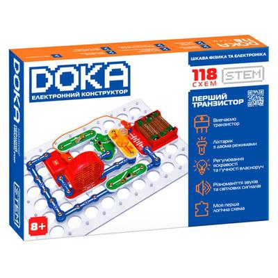 Конструктор електронний 118 схем. DOKA. МОН рекомендує 70701