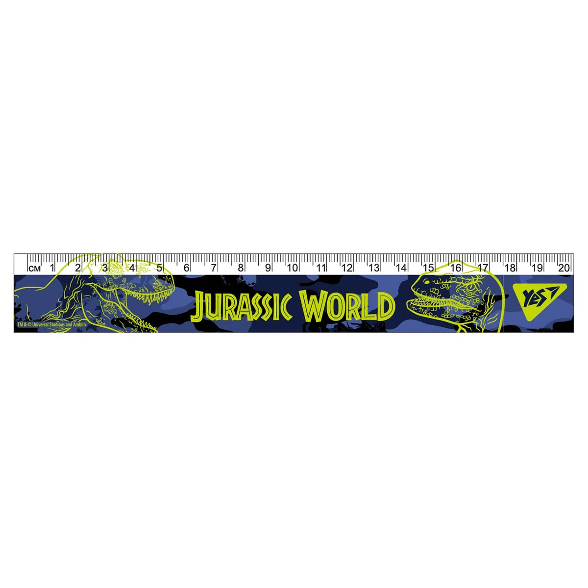 Лінійка YES 20см Jurassic World 370583