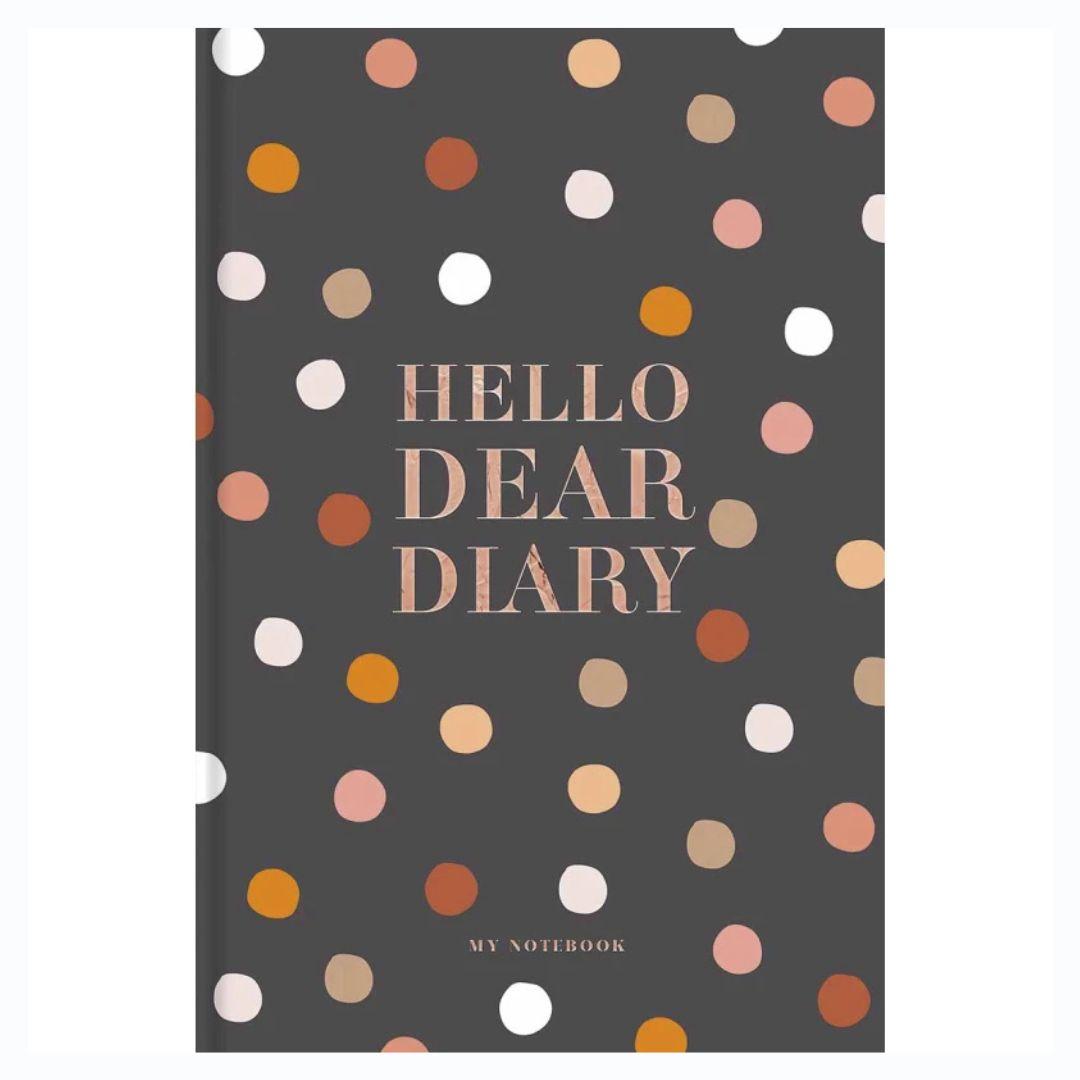Блокнот А5 80арк. клітинка. твер/обкл. Hello dear diary. Genius 080-7058