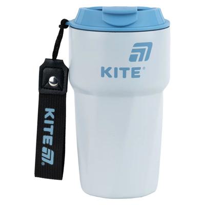 Термос з кружкою 450 мл. сіро-блакитна. Kite 25-1220-2