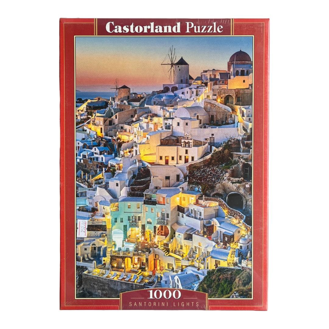Пазл на 1000 елем. Вогні Санторіні. Castorland 103522
