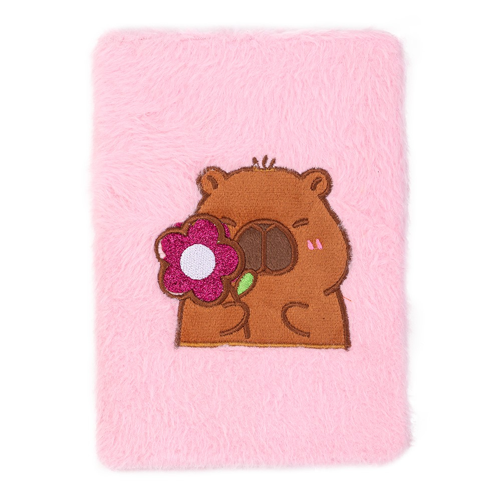 Блокнот плюшевий 80арк. Capybara 2. клітинка А5. Zibi 700016